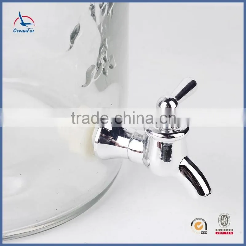Fruit Juice Wholesale Glass Beverage Dispenser Best Selling Glass Juice Dispenser