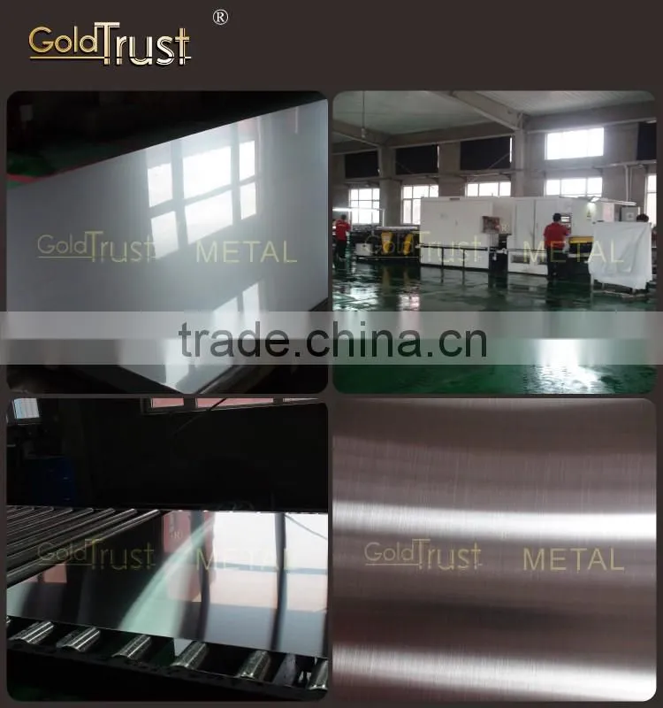 Factory Competitive Price 304 Hairline finish stainless steel sheet for elevator