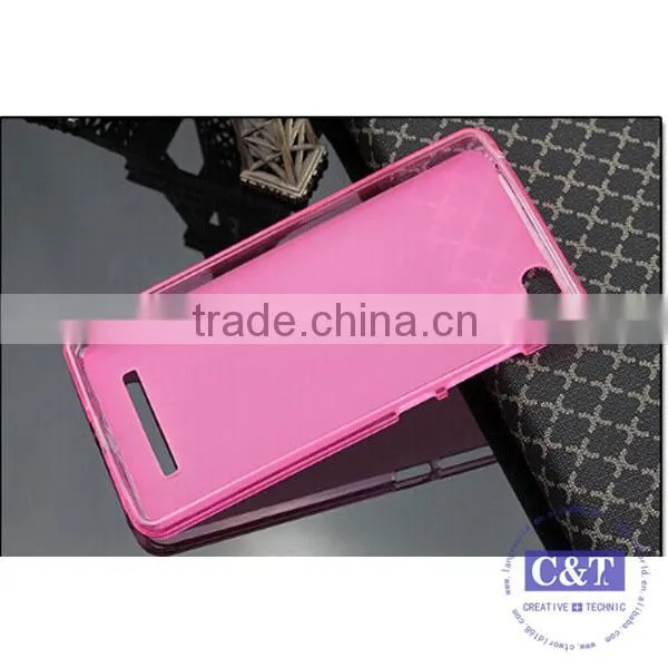 C&T Crystal Clear Transparent Flexible Soft Gel Tpu Case Cover For Xiaomi Mi 4i, For xiaomi mi4i