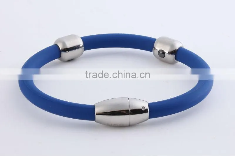 Noproblem P095 FDA red tourmaline germanium charm sport elegrant unisex power magnetic energy bracelet
