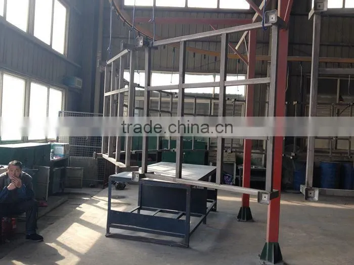Powder coating stable and detachable fabric storage stacking rack