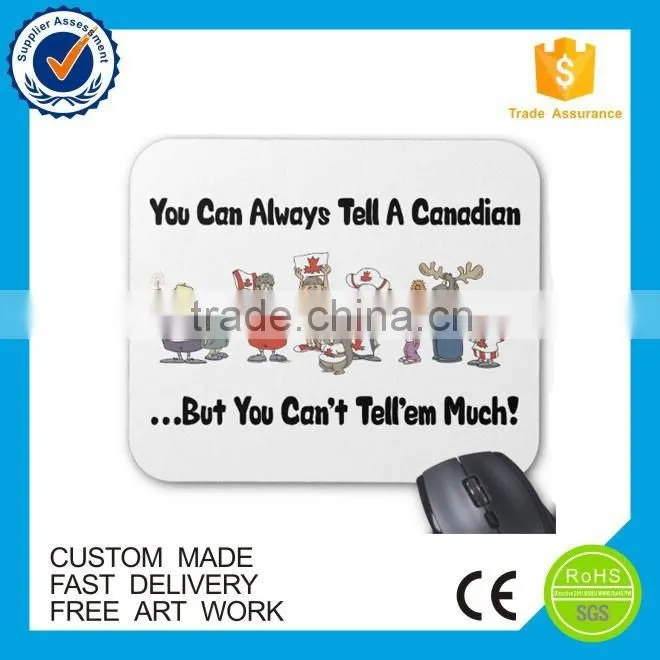 Eco-friendly cartoon feature custom gaming mouse pads