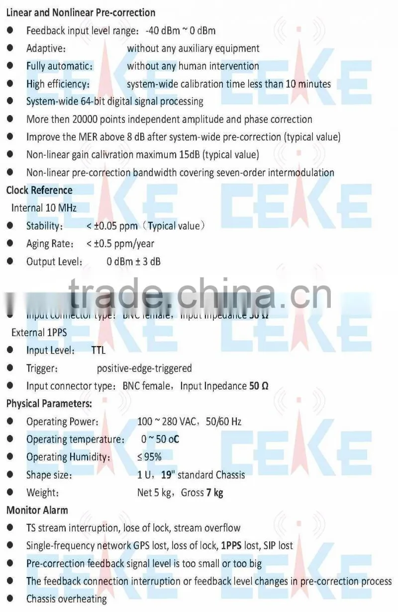 DTMB Exciter(DTMB-7000)
