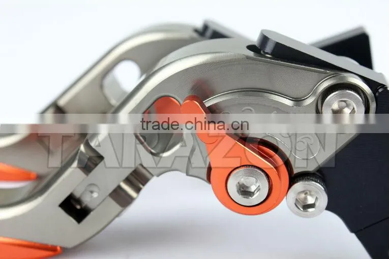 CNC billet aluminium adjustable motorbike controls brake clutch levers