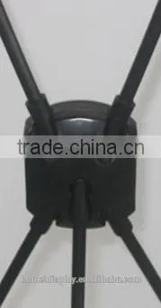80*180cm black plastic flexible x banner stand system
