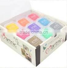 Dry ink pad for stamps