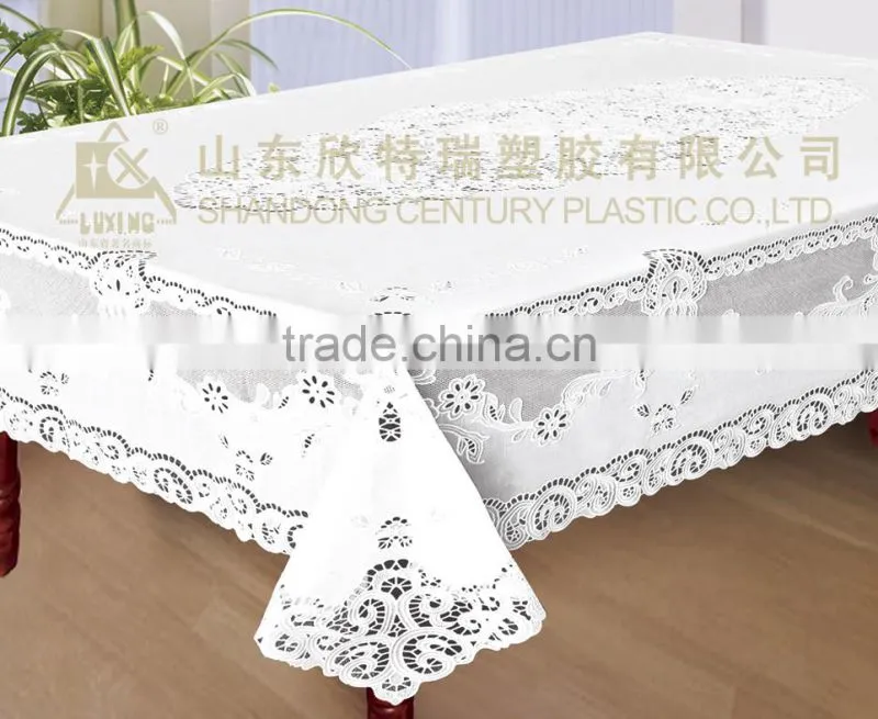 CROCHET VINYL TABLE CLOTH - ZT-328 137X182CM