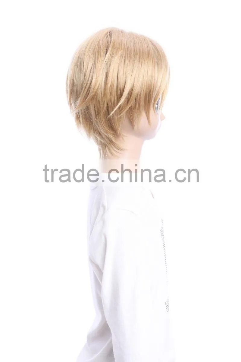 New product Korea fiber wig BLOOD-C nanahararumito male short brown cosplay wig