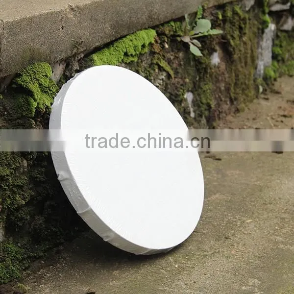 Blank stretched canvas,round painting canvas