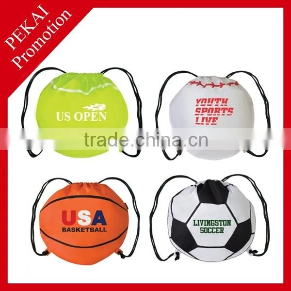 Newly Cheapest Best Selling Plastic Drawstring Backpack Bag For Christmas Gifts With Logo