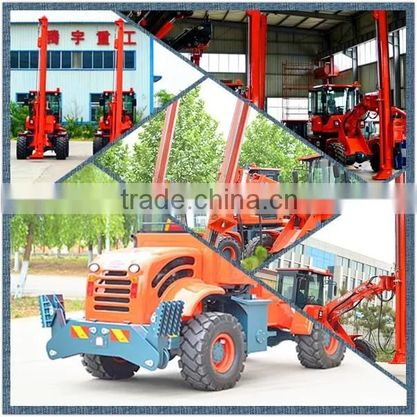 high quality hydraulic hammer/screw piling machine