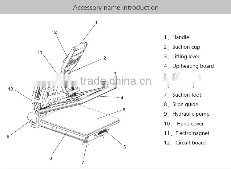 T-Shirt Heat Press Machine Heat Transfer Machine By Sunmeta ST4050-A