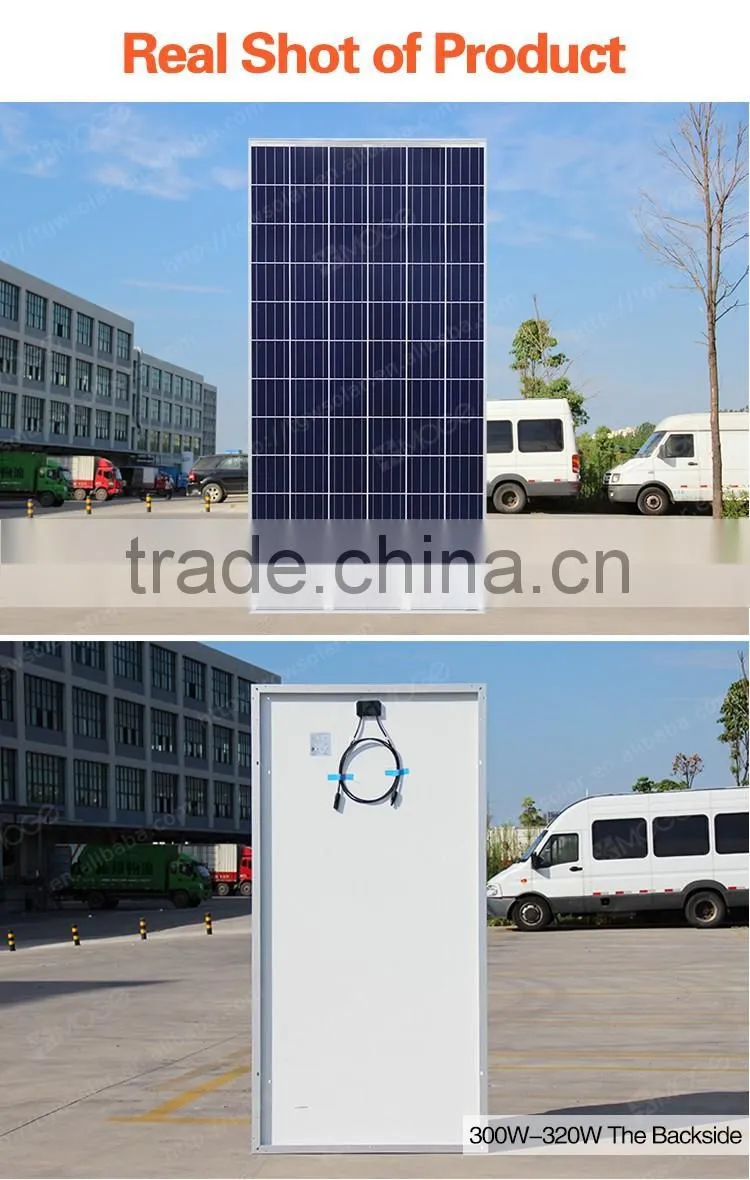Moge A grade 300w 305w 310w 315w 320w poly solar panel manufacturer in China