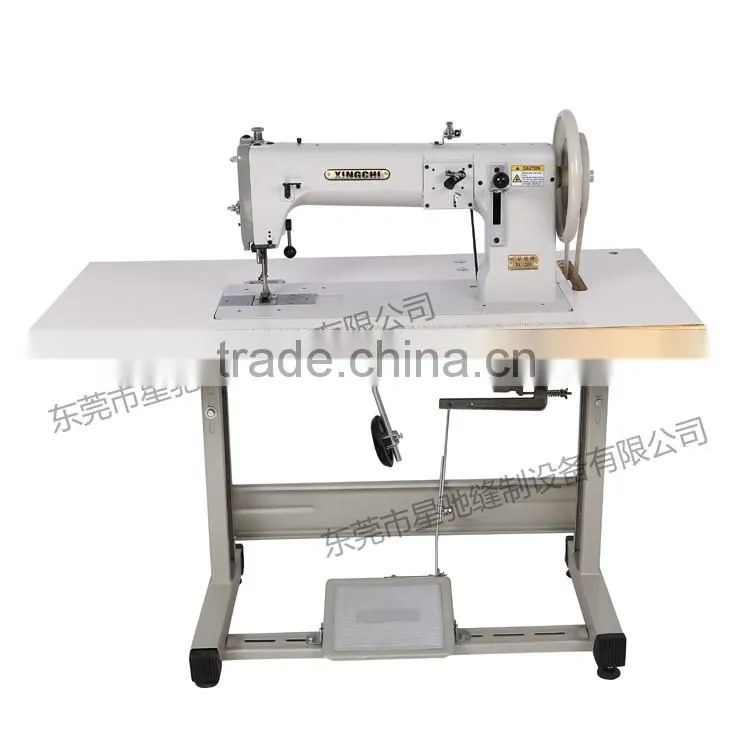 industrial sewing machine for tents making top and bottom feed 243