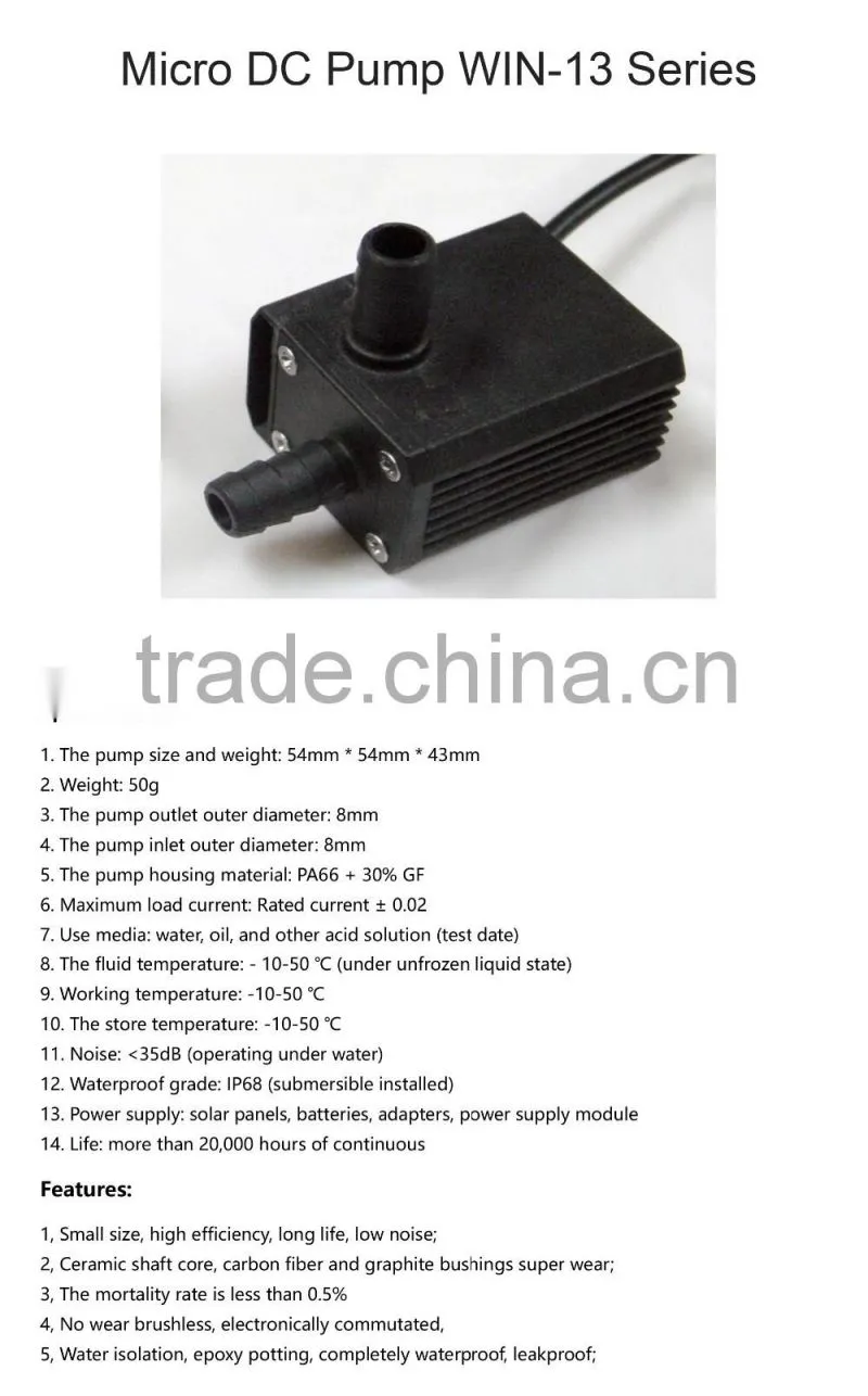 DC Mini Solar Pump