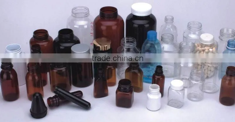 PET cosmetic bottle blow molding machinery
