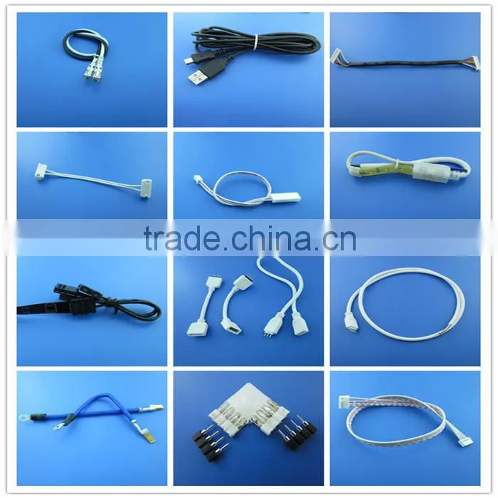 Motorcycle and automobile motor n ribbon cable connector wire harness