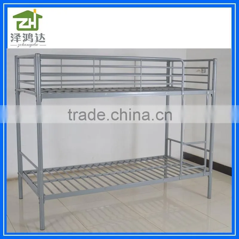 adult bunk bed cheap/adult metal bunk bed with safe wooden step padel for kids