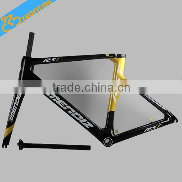 Hot sale!Mendiz carbon road bike frame FM066,red and black match painting carbon road frame