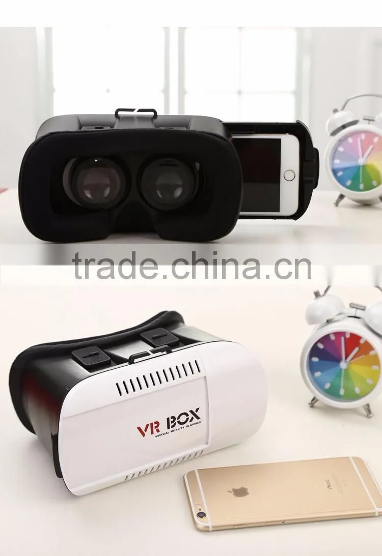 Google cardboard vr box virtual reality,vr box virtual reality,3d vr box 2.0 3D Glasses For 3.5 - 6.0 inch For iPhone 6s 6PLUS 5
