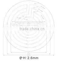 zonopo 48w smd5730 long life less flicker ceilling light driverless dimmable led pcb