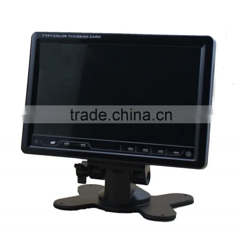 small 7 inch car tv monitor with usb,super 7 tft lcd tv monitor