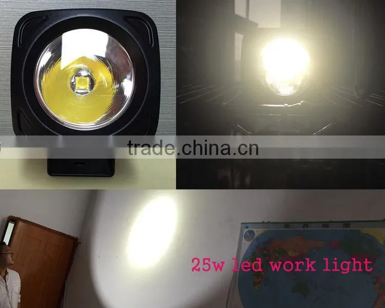 LED Driving Light Set 25W Spot Beams