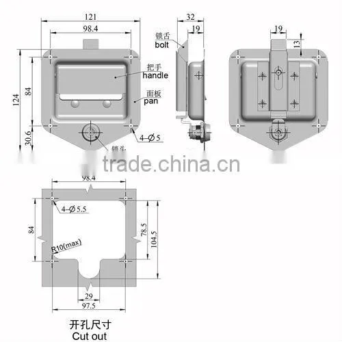 SS Slam latch