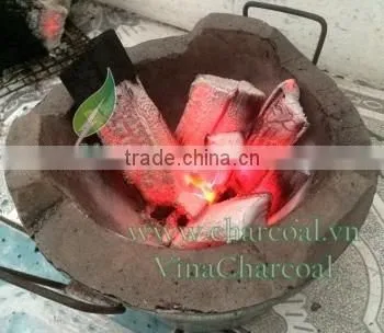 Odorless smokeless sparkless Mangrove charcoal for Barbecue