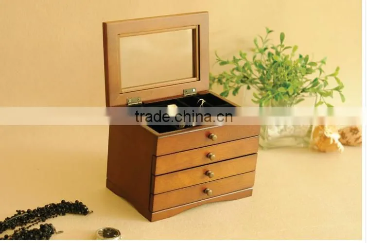 Alibaba China Wooden Custom Jewelry Box for Jewelry