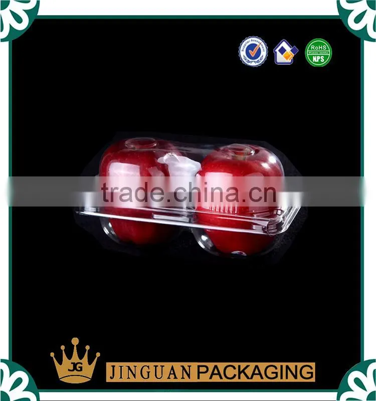 500g PET blister plastic cookies packaging box/plastic fruit box
