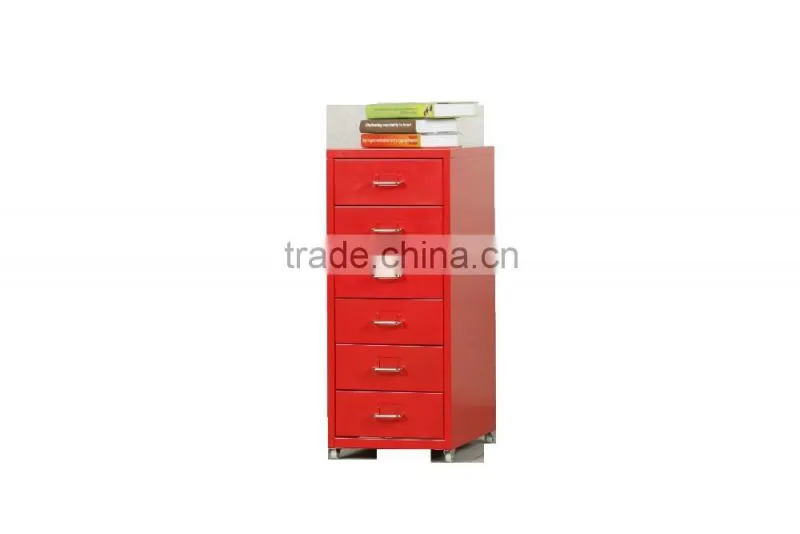 2016 NEW HOT SALES 6 drawer little steel office filling cabinet