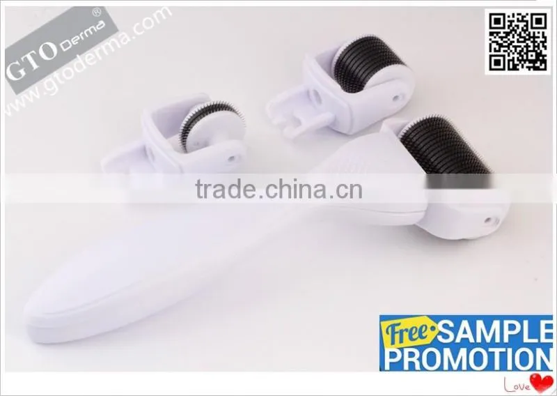 manufacture direct sale GTO brand titanium 3 in 1 derma roller