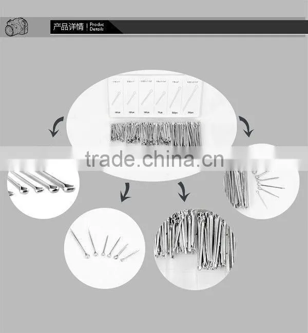 High quality BV Certification Hardware TC 555pc cotter pin Kit