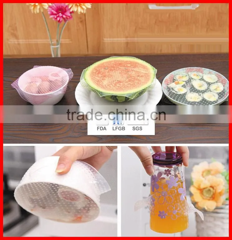 Silicone vacuum smart lid with special design