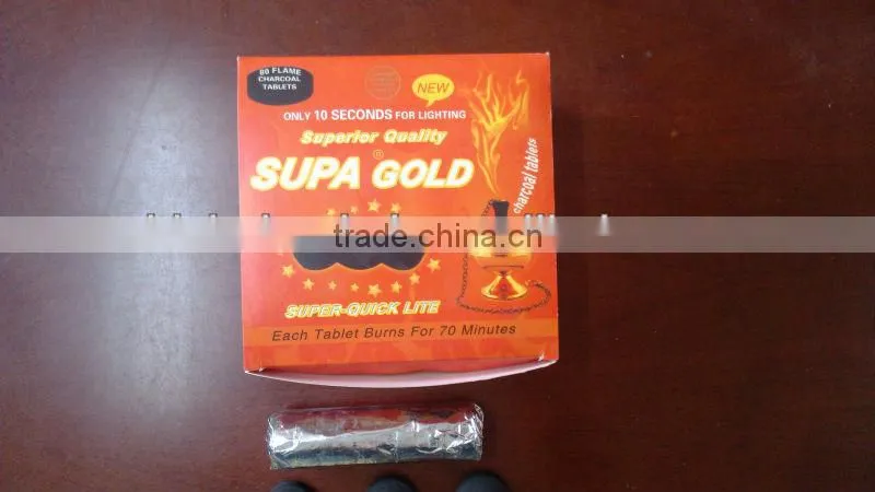 Supa gold shsha charcoal 38mm