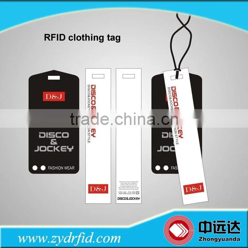 RFID paper Hang tags RFID garment hang tags RFID china hang tag for clothing