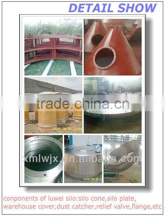 Philippine 150T bolted cement silo for batching plant in 2015