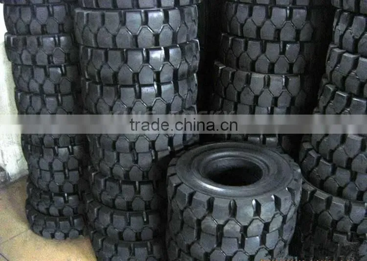 chinese 7.00-12 solid industrial tire with high quality
