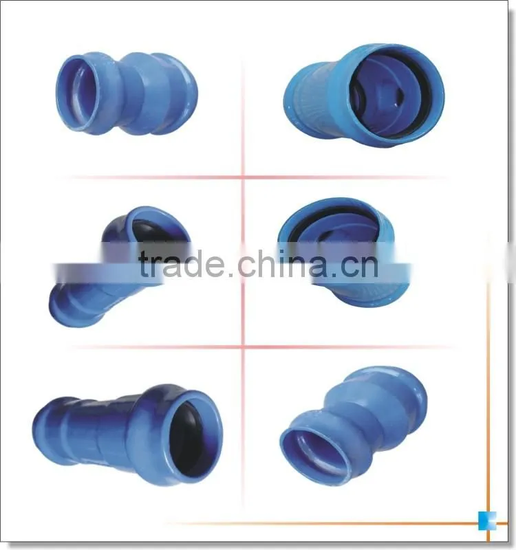 OEM custom foundry cast iron casting epoxy coated ductile iron pipe fitting