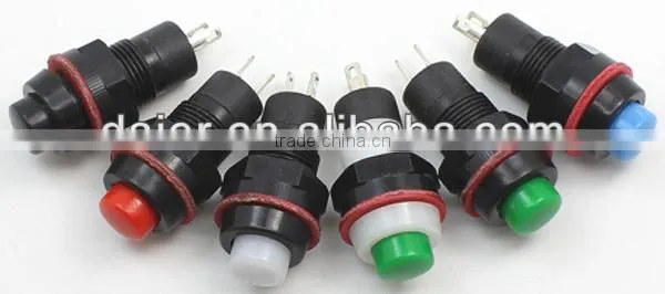 DS-211 10mm self-lock push switch