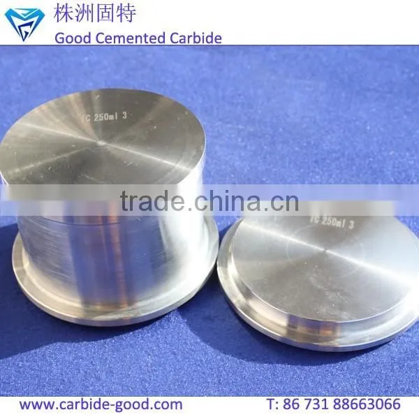 Customized tungsten carbide jar for ball grinding mill