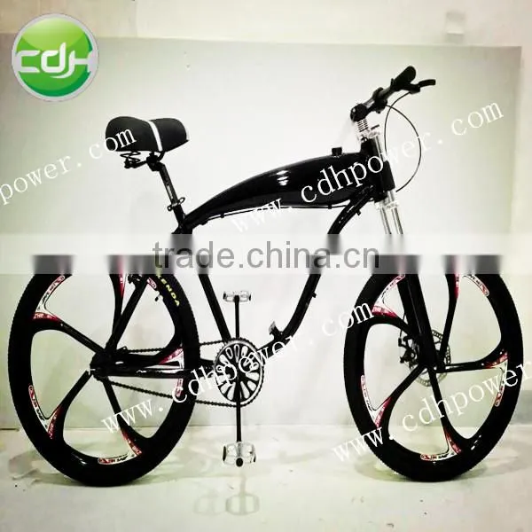 motorized bicycle with gas frame built in equipped with engine kits