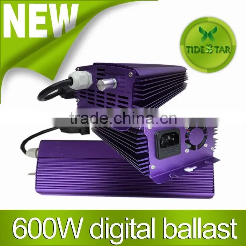 600w dimmable electronic ballast/ Horticulture 600 Watt Grow Light Digital Dimmable HPS MH System for Plants
