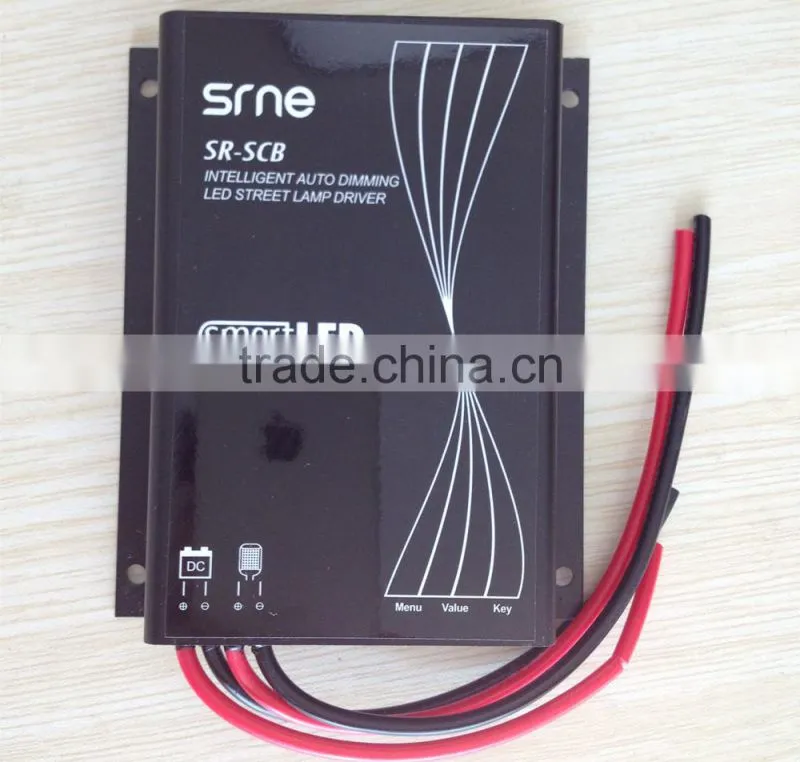 LED solar powered street light 6m 30W LED light + 100w solar panel