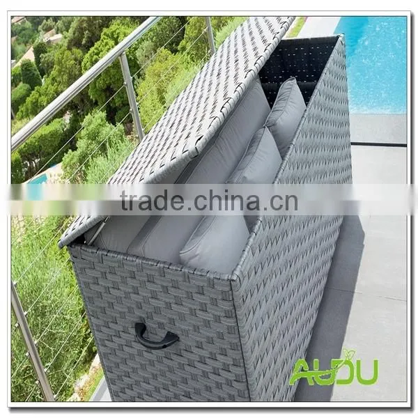 Rattan Waterproof Outdoor Cushions Storage Box