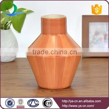 Colorful hand-painted line home decoration ceramic flower vase