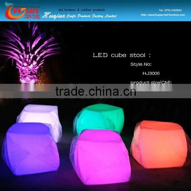 rechargeable led bar stool,led furnituer, led chair