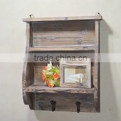 TOP SELLING~ Antique wooden cabinet with glass silk screen printing and drawer