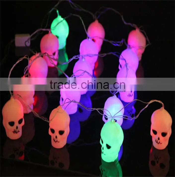 N93 3.5M Halloween Props Haunted House Supplies Bar Decoration 16 LED Pumpkin String Light Fairy lights Festival Lamp